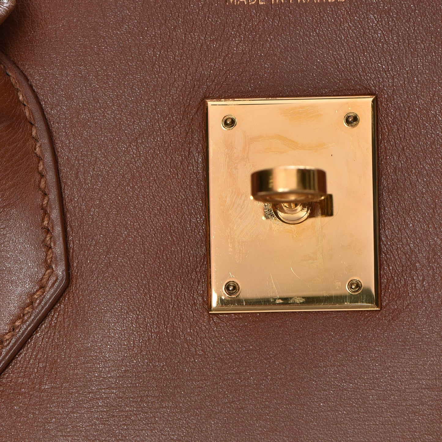 Box Birkin 35 Noisette