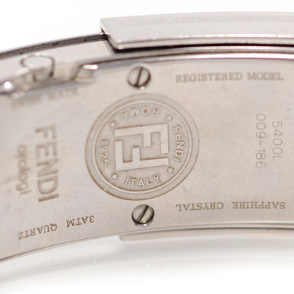 Fendi Stainless Steel Diamond Pave 18mm Quartz Watch 3 of 8