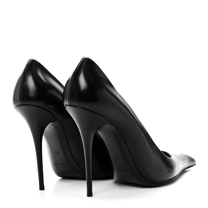 Saint Laurent Lambskin Elysee Pumps 40 Black 5 of 9