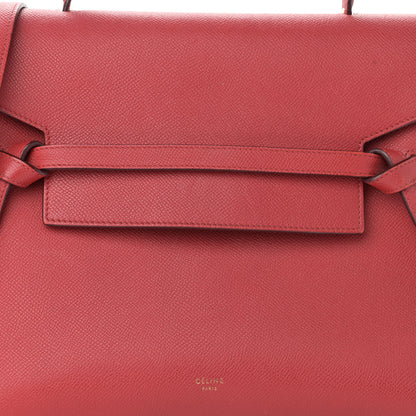 Celine Grained Calfskin Mini Belt Bag Coquelicot 9 of 19