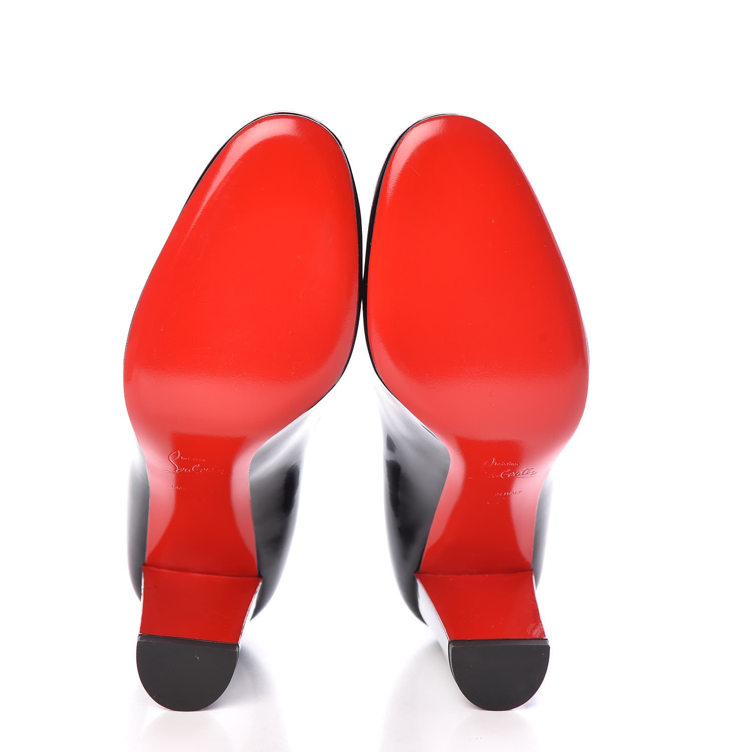 Christian Louboutin Patent Lady Gena 85 Pumps 37 Black 6 of 9