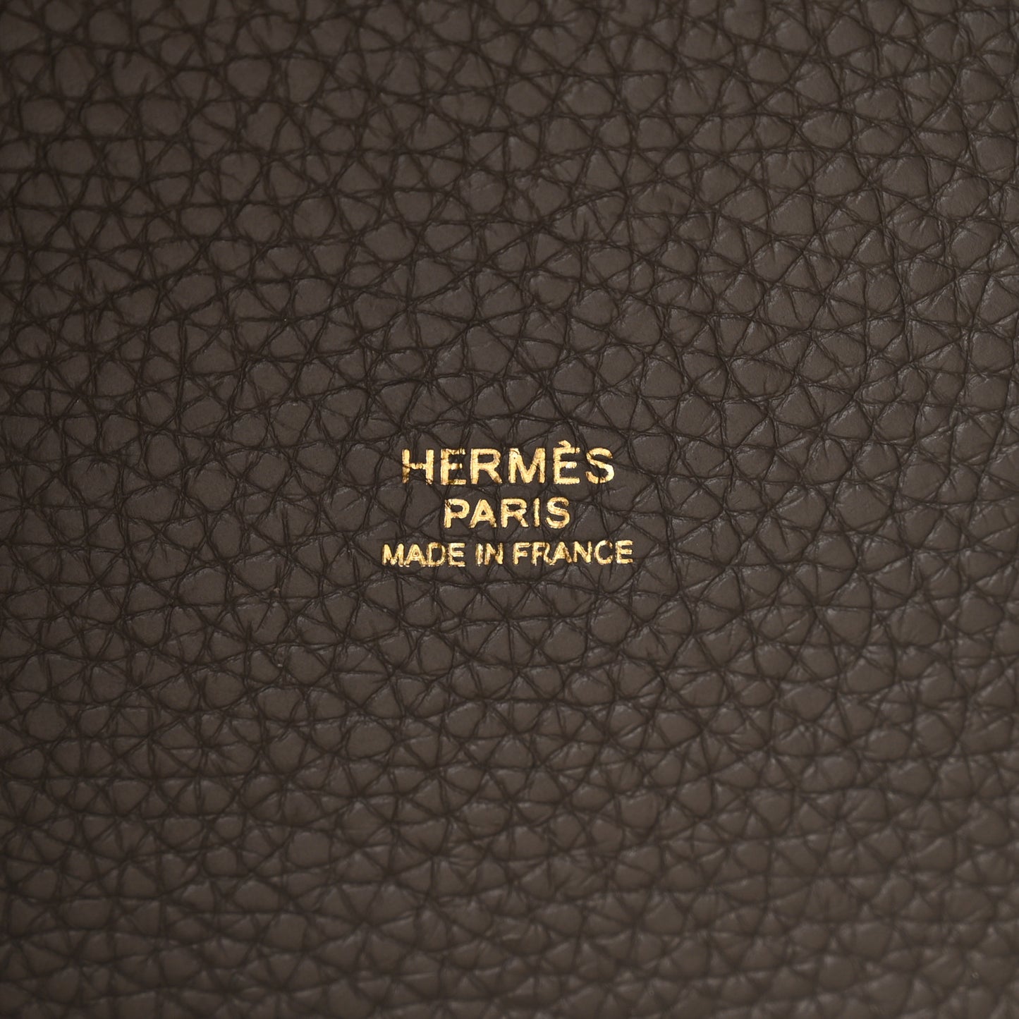 Taurillon Clemence Picotin Lock 18 PM Etain