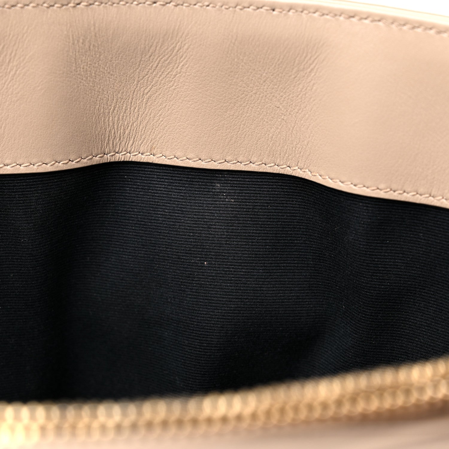Saint Laurent Calfskin Y Quilted Monogram Medium Loulou Chain Satchel Dark Beige 13 of 15