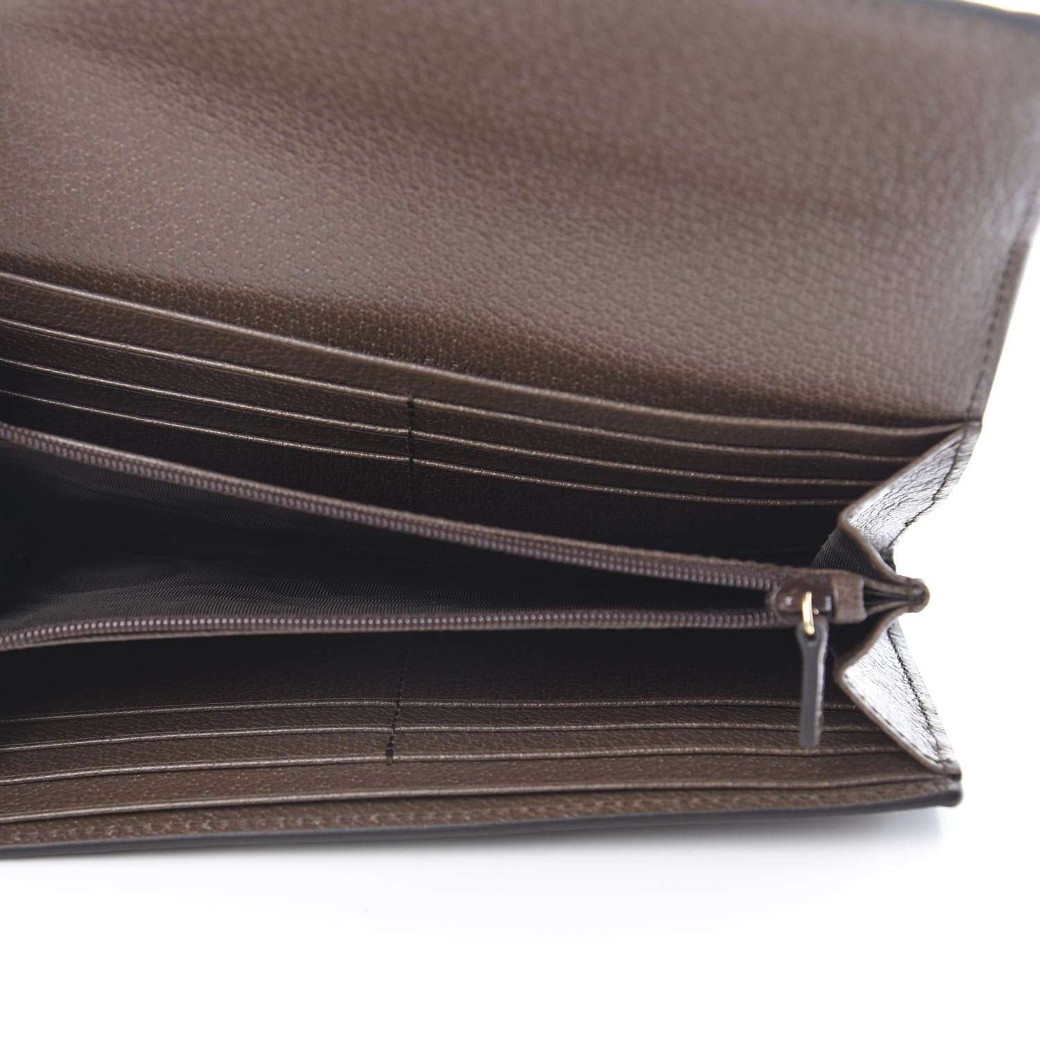 Gucci GG Supreme Monogram Web Ophidia Continental Wallet Brown 5 of 7