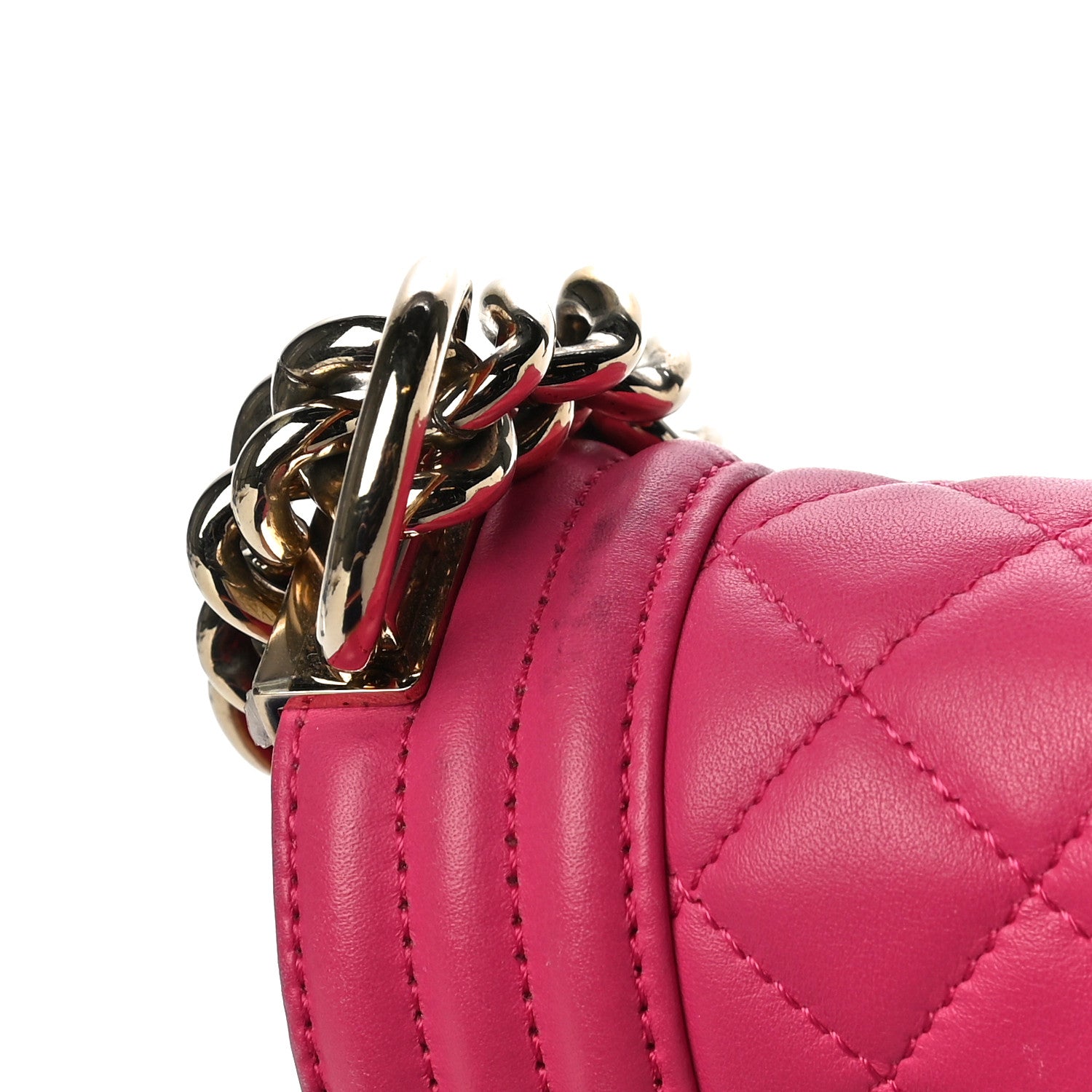 Chanel Lambskin Quilted Medium Boy Flap Pink 10 of 15