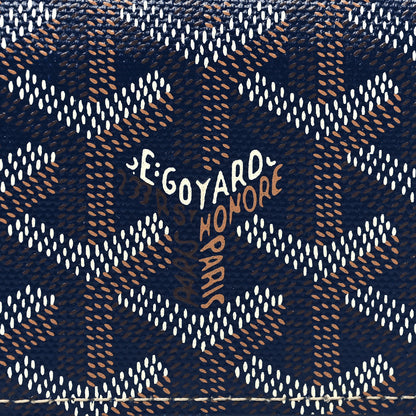 Goyard Goyardine Business Card Holder Navy 8 of 8