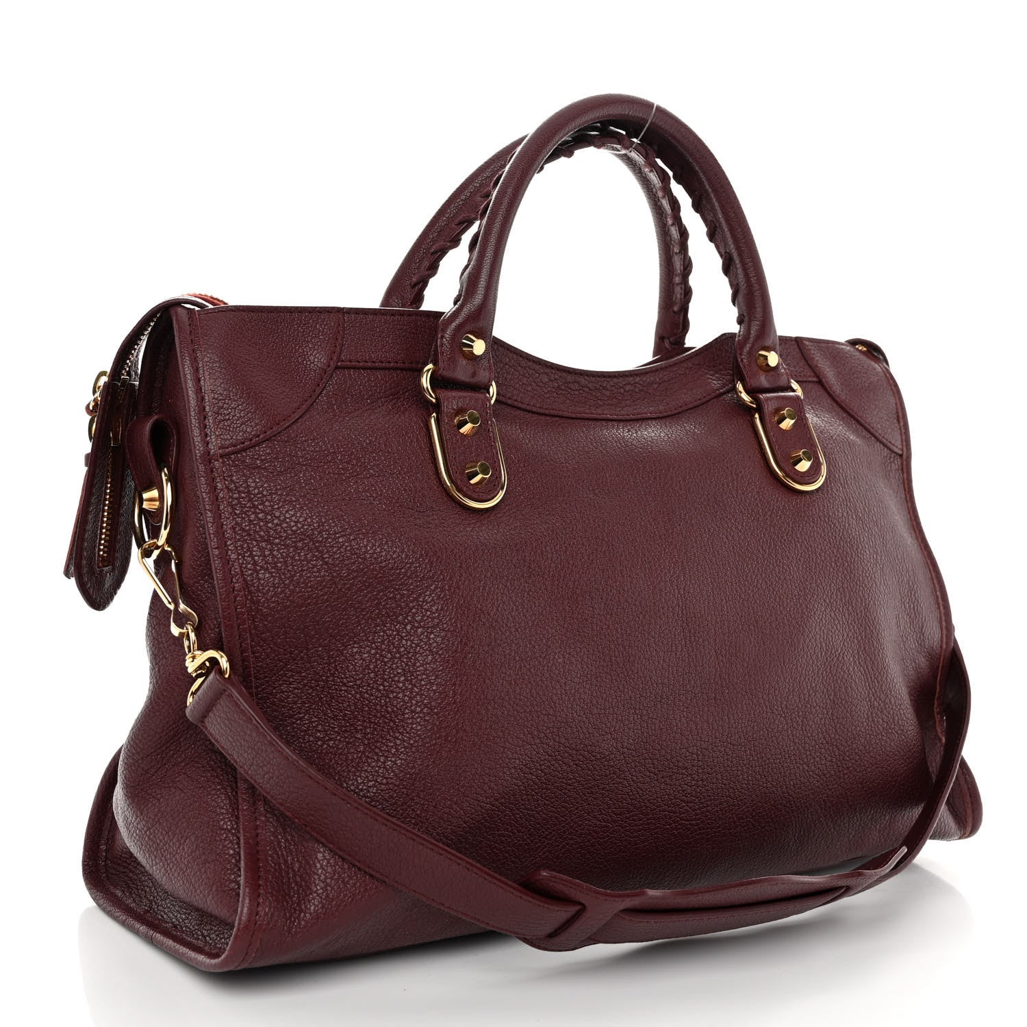 Balenciaga Chevre Gold Metallic Edge Hardware City Cassis 3 of 10