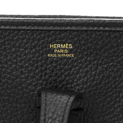 Hermes Taurillon Clemence Evelyne III PM Black 6 of 13