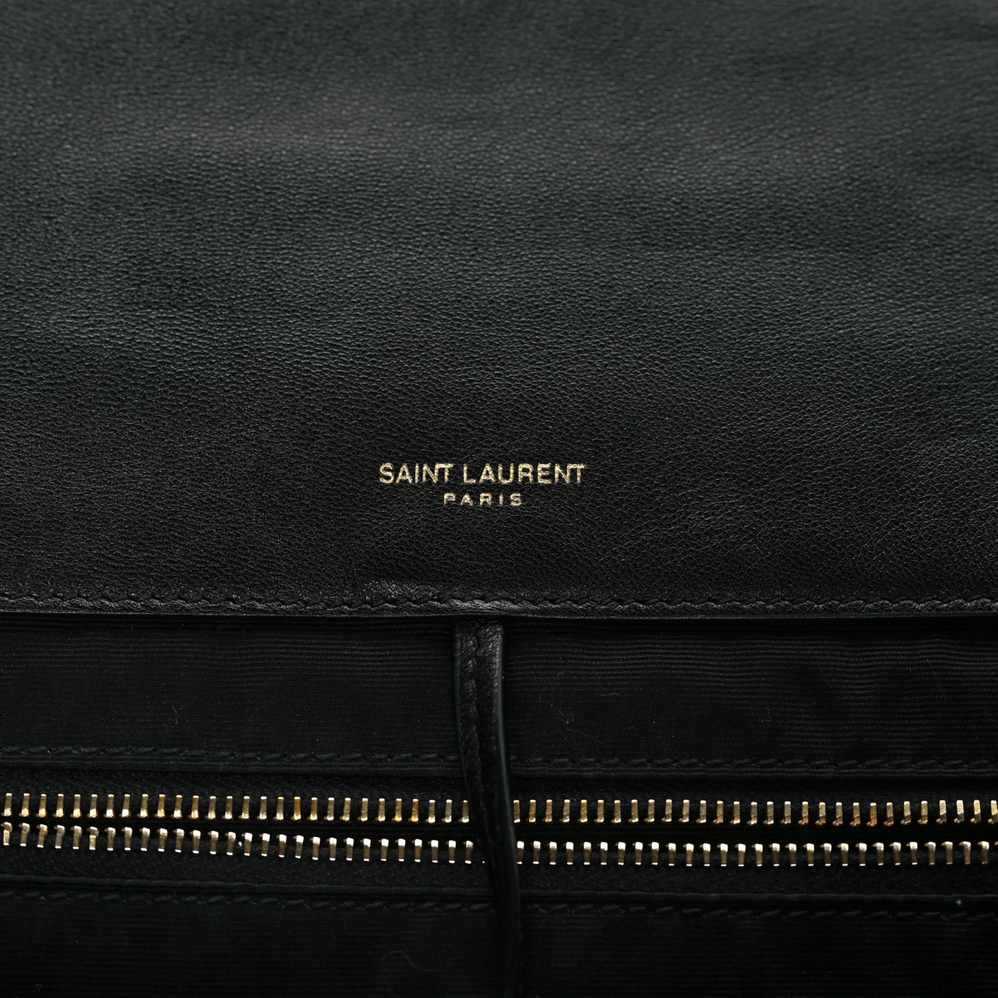 Patent Matelasse Monogram Large Jamie 4.3 Black