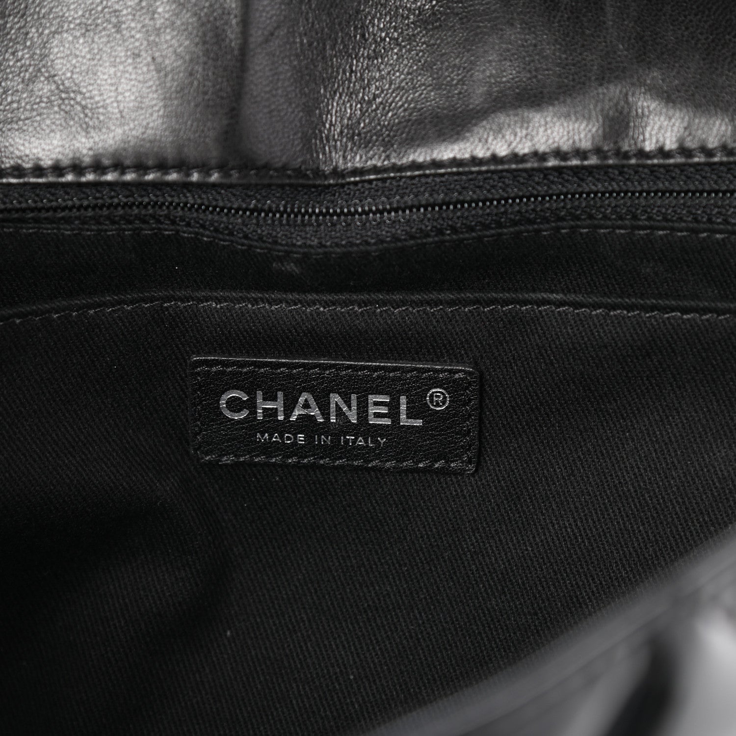 Chanel Vinyl Quilted In The Business Flap Bag Black 6 of 10