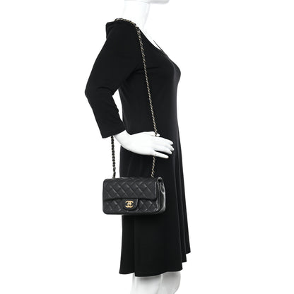 Chanel Caviar Quilted Mini Rectangular Flap Black 2 of 11