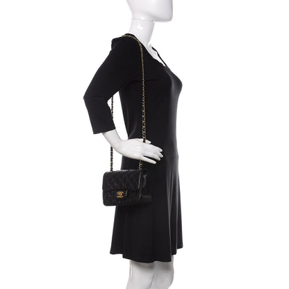 Chanel Lambskin Quilted Mini Square Flap Black 2 of 11