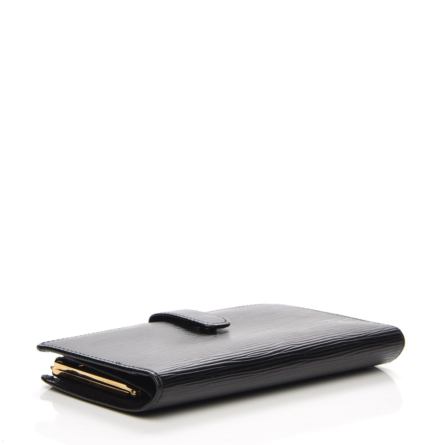 Epi Viennois Continental French Purse Wallet Black