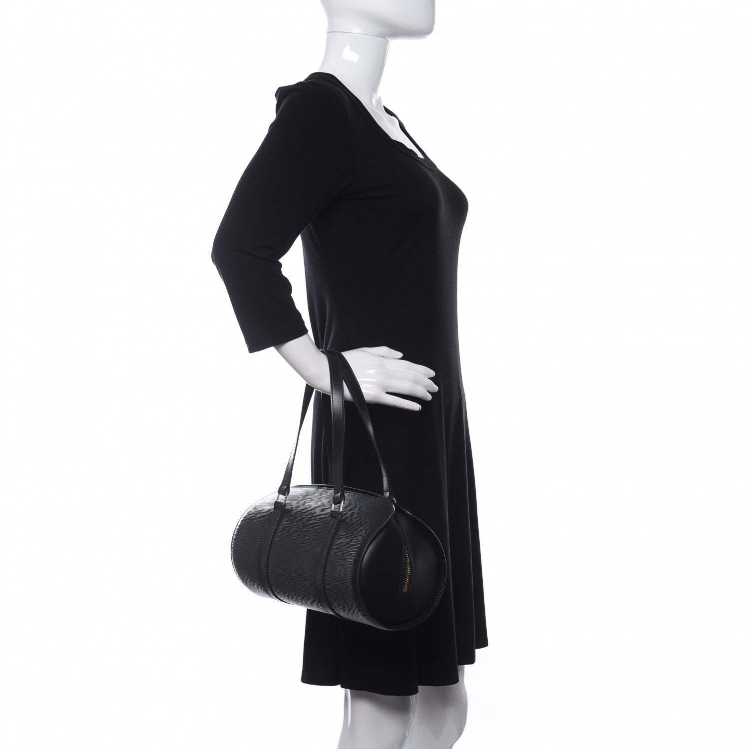 Louis Vuitton Epi Soufflot Black 2 of 12