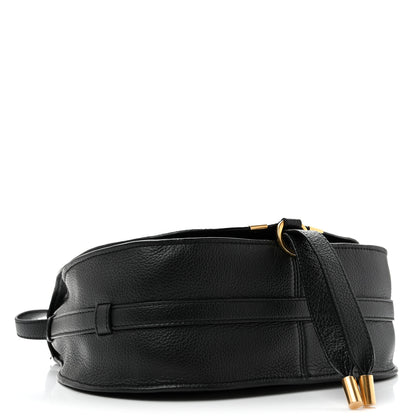 Chloe Grained Calfskin Medium Marcie Saddle Bag Black 4 of 14