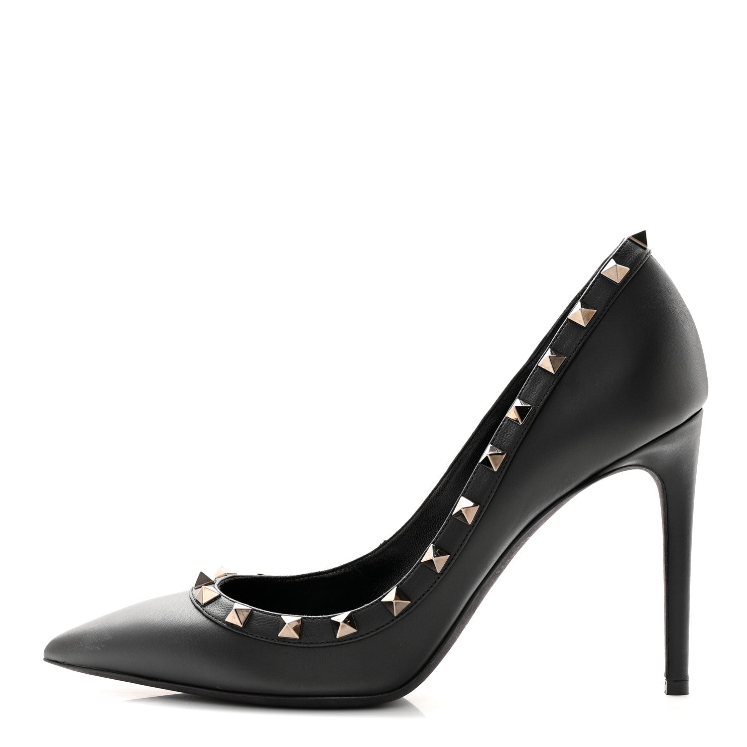 Valentino Garavani Nappa Rockstud 100mm Pumps 39.5 Black 1 of 10