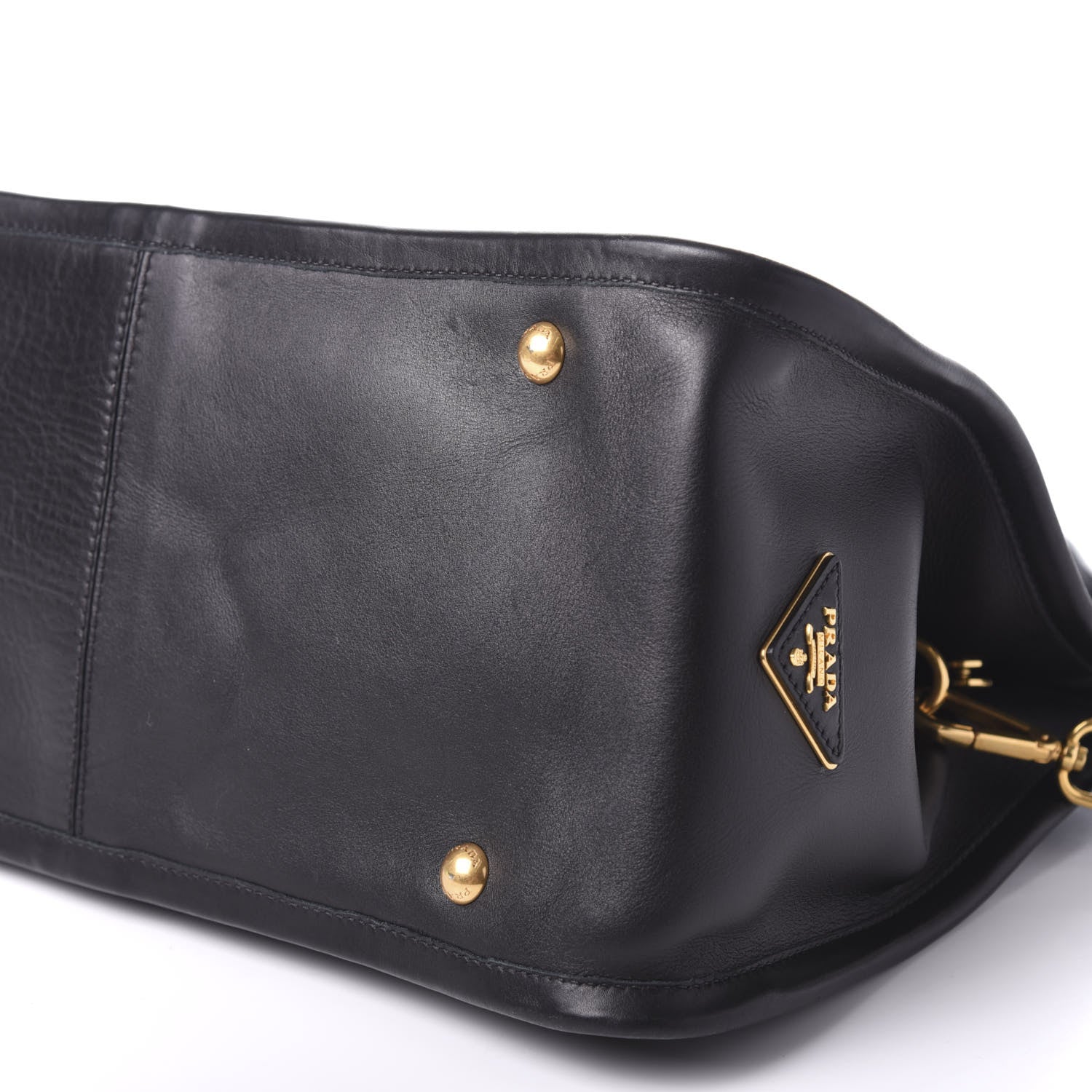 Prada City Calf Tote Black 7 of 13