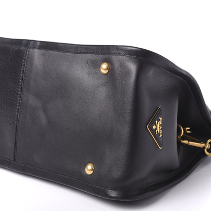 Prada City Calf Tote Black 7 of 13