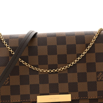 Louis Vuitton Damier Ebene Favorite MM 8 of 10