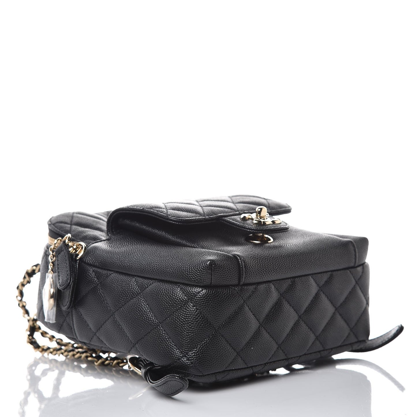 Caviar Quilted Small CC Day Backpack Black