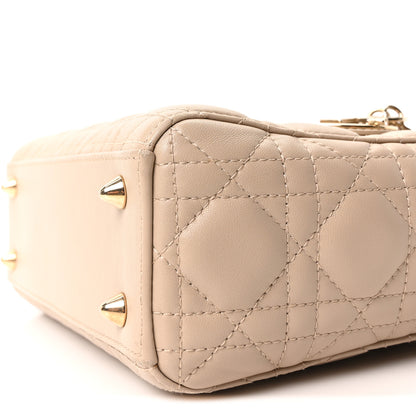 Christian Dior Lambskin Cannage Small My ABCDior Lady Dior Beige 10 of 10