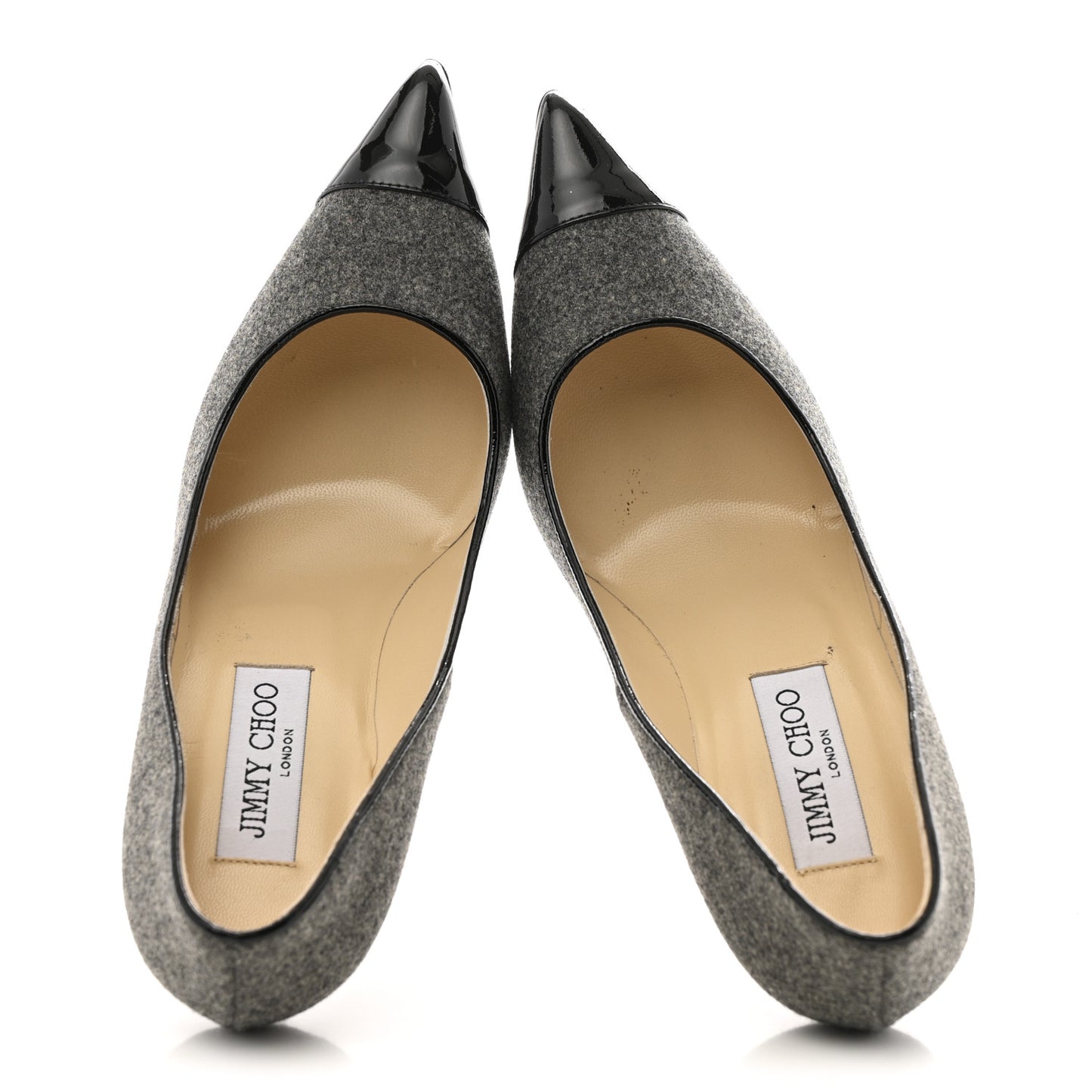 Flannel Patent Archer 100 Pumps 37 Grey Black
