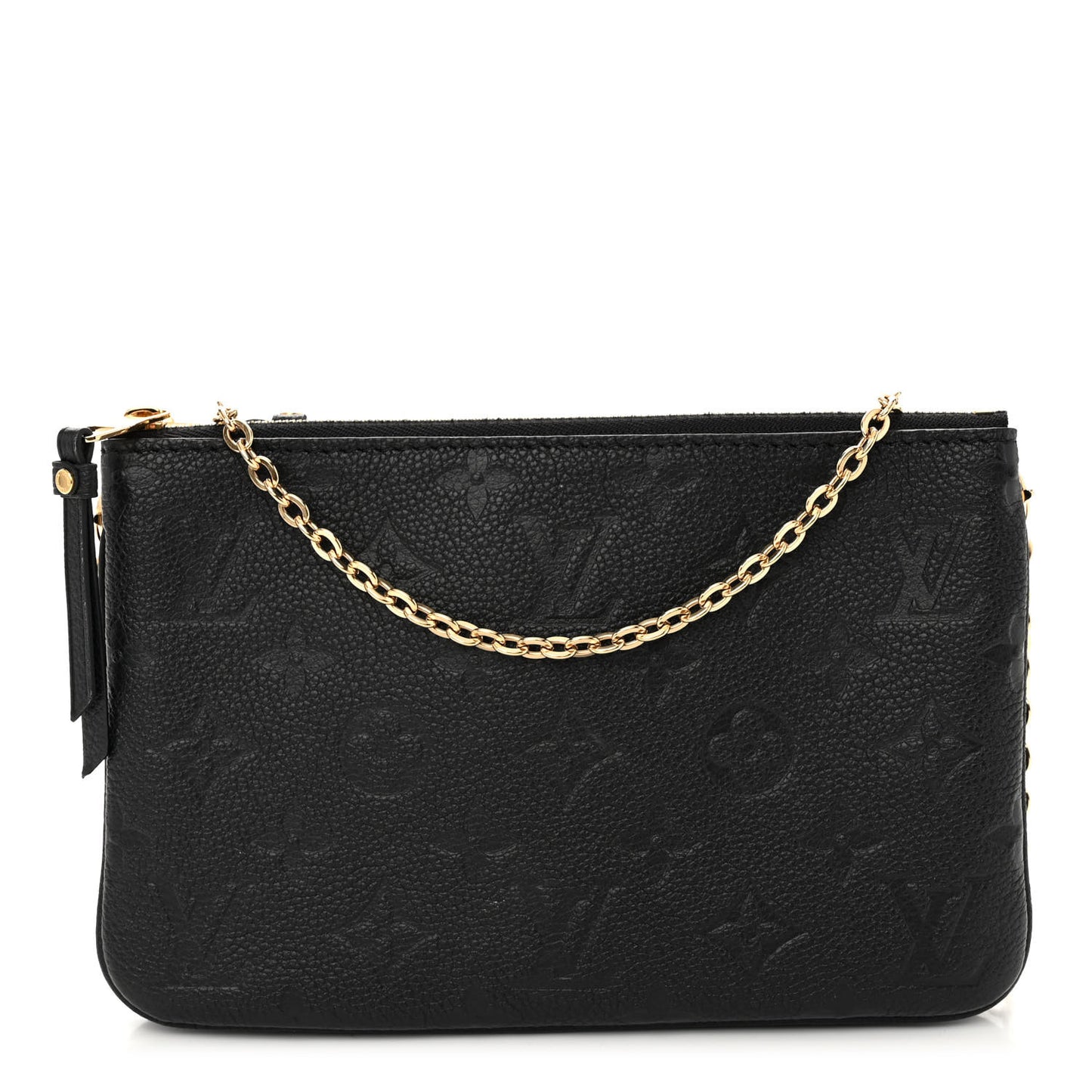 Empreinte Double Zip Pochette Black