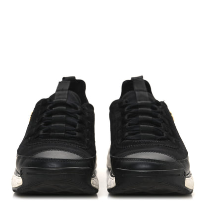 Chanel Velvet Calfskin Mixed Fibers CC Sneakers 39 Black 3 of 9