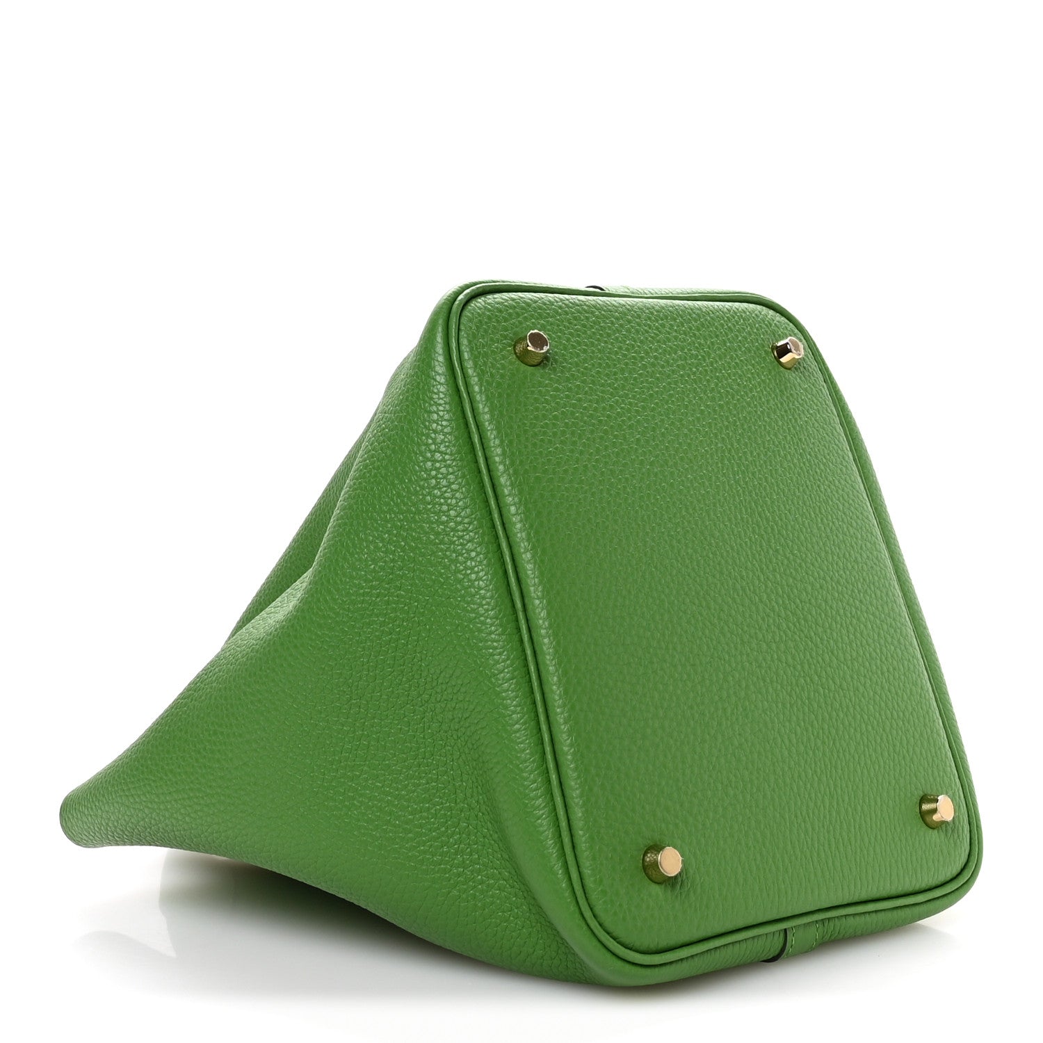 Hermes Taurillon Clemence Picotin Lock 22 MM Vert Yucca 4 of 12