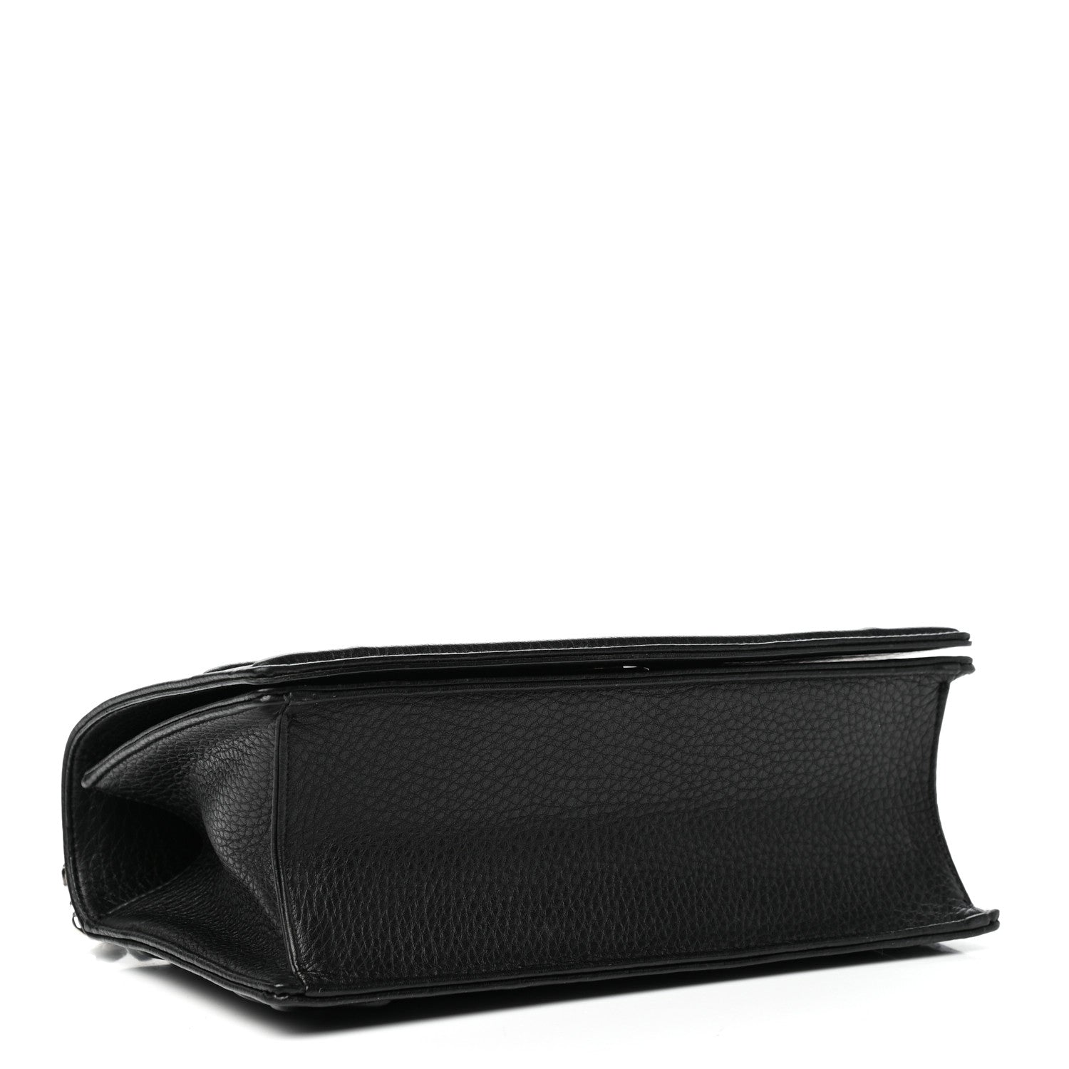 Christian Dior Grained Calfskin Medium Diorama Flap Bag Black 4 of 9