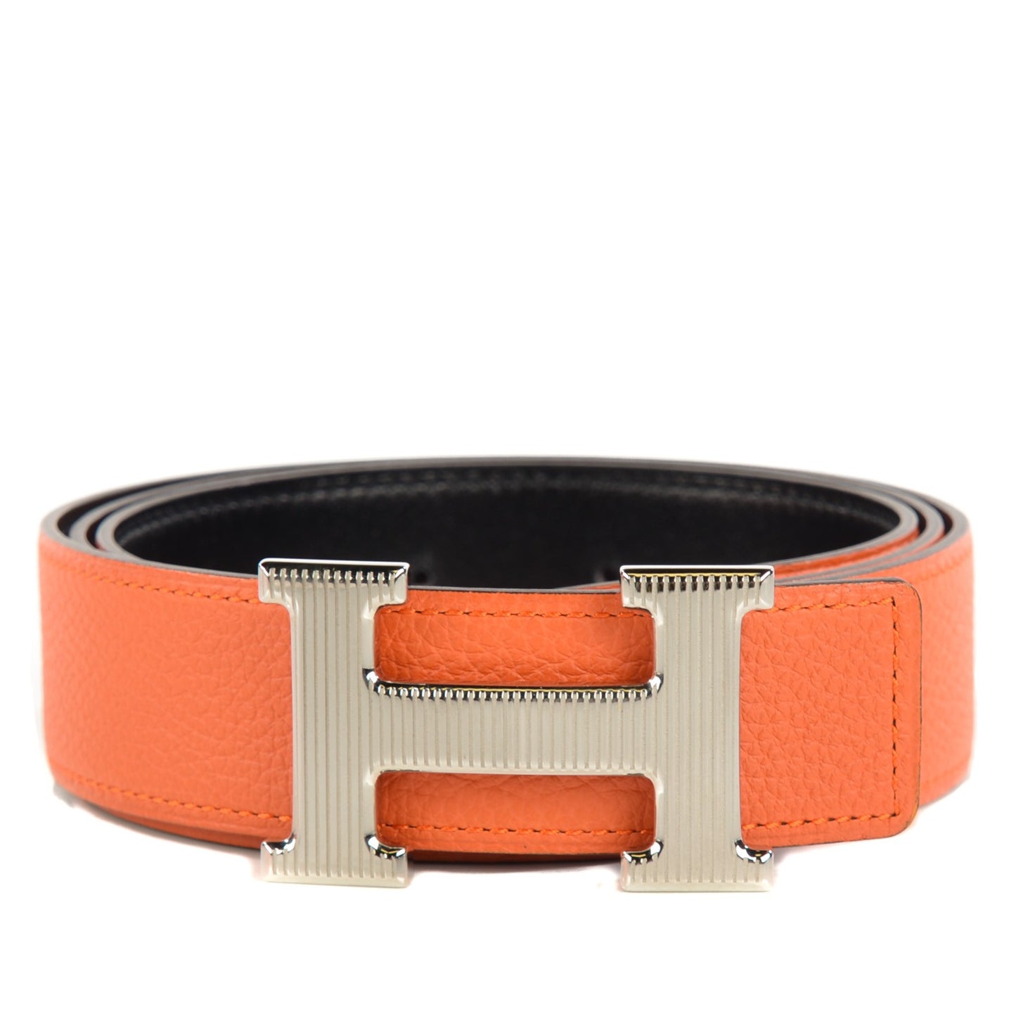 Box Togo 32mm Calandre H Belt 95 Black Orange