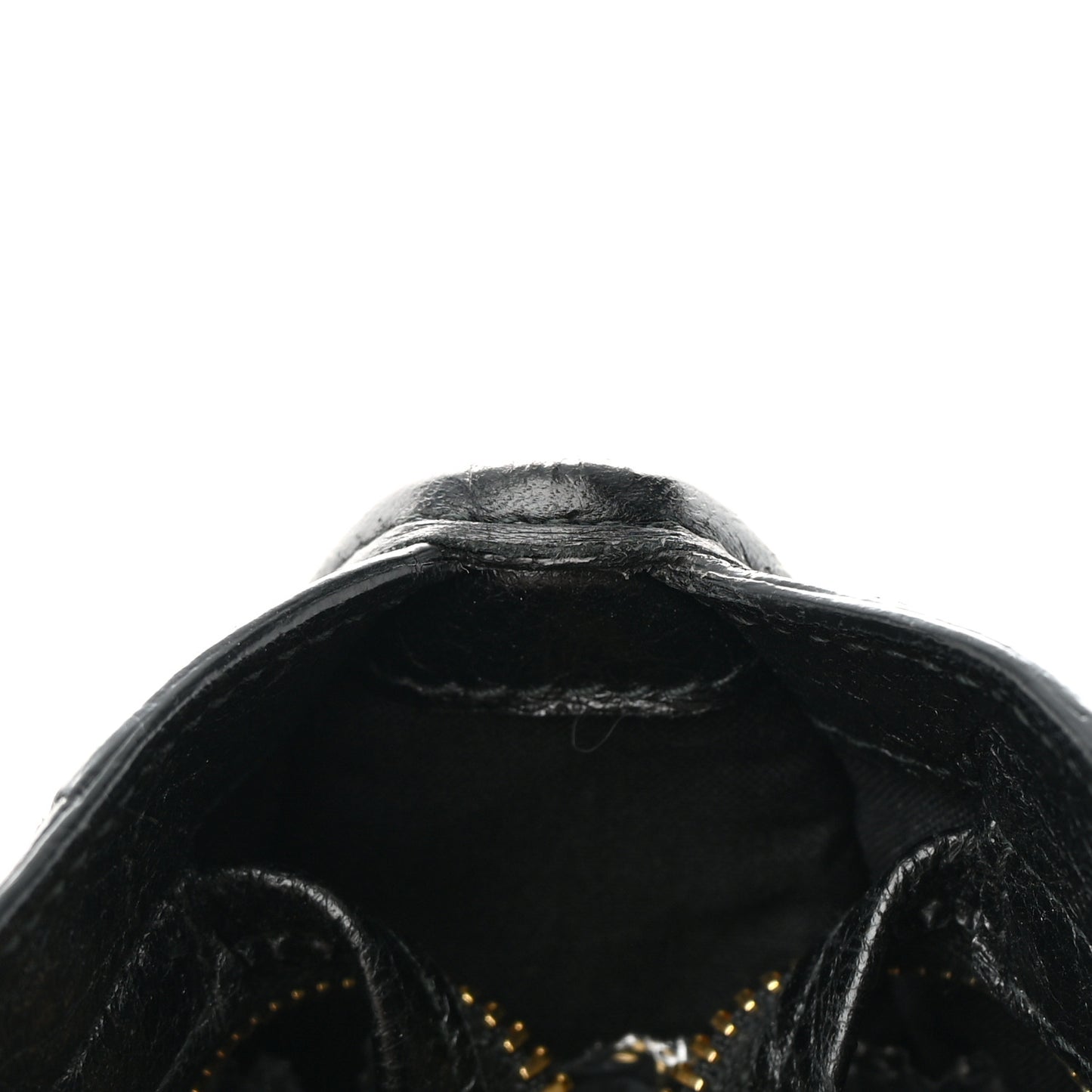 Agneau Classic Gold Hardware Mini City Black