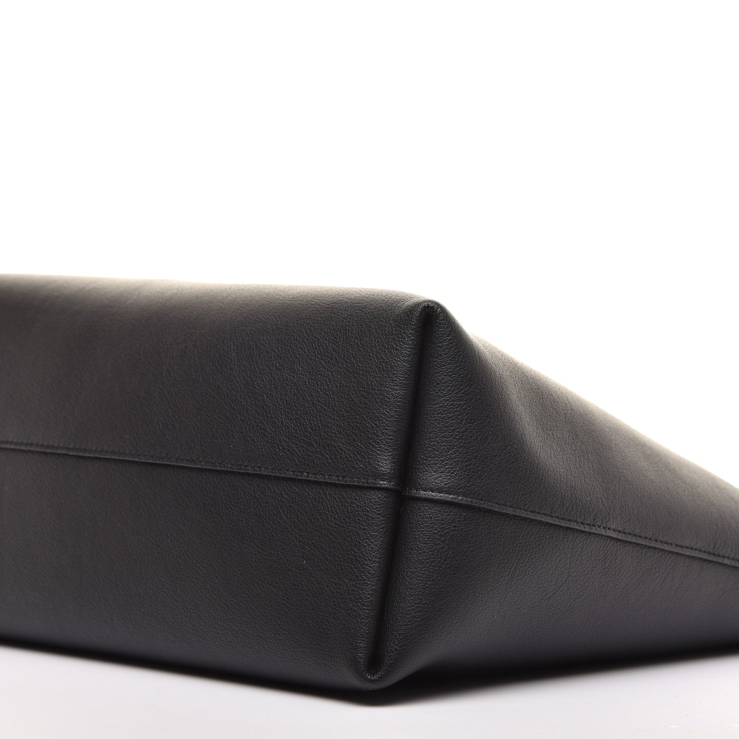Calfskin Large Shopping Tote Black