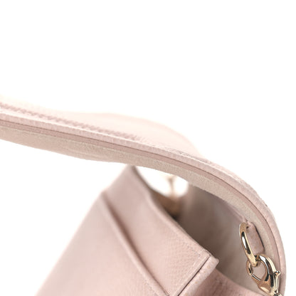 Christian Dior Grained Calfskin Diorama Wallet on Chain Pouch Rose Poudre 11 of 11