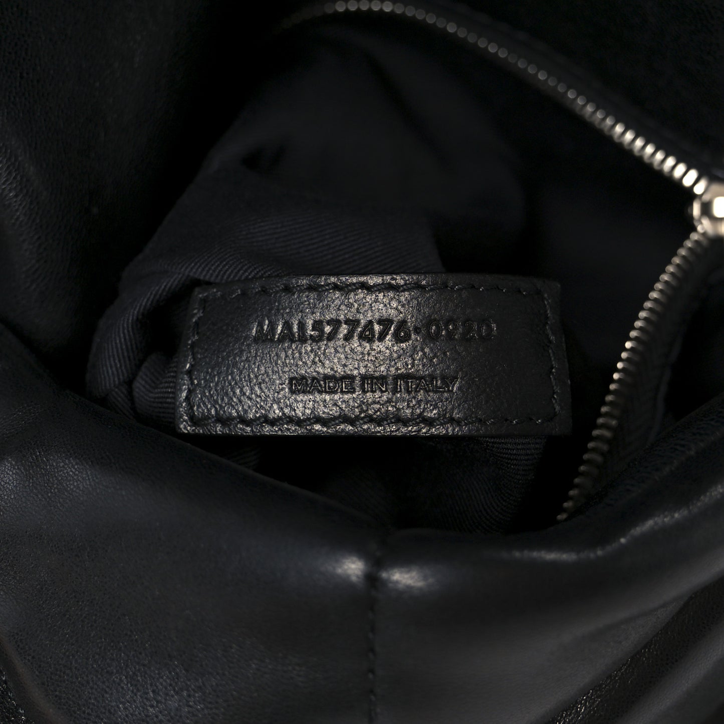 Lambskin Quilted Small Loulou Puffer Monogram Chain Satchel Black