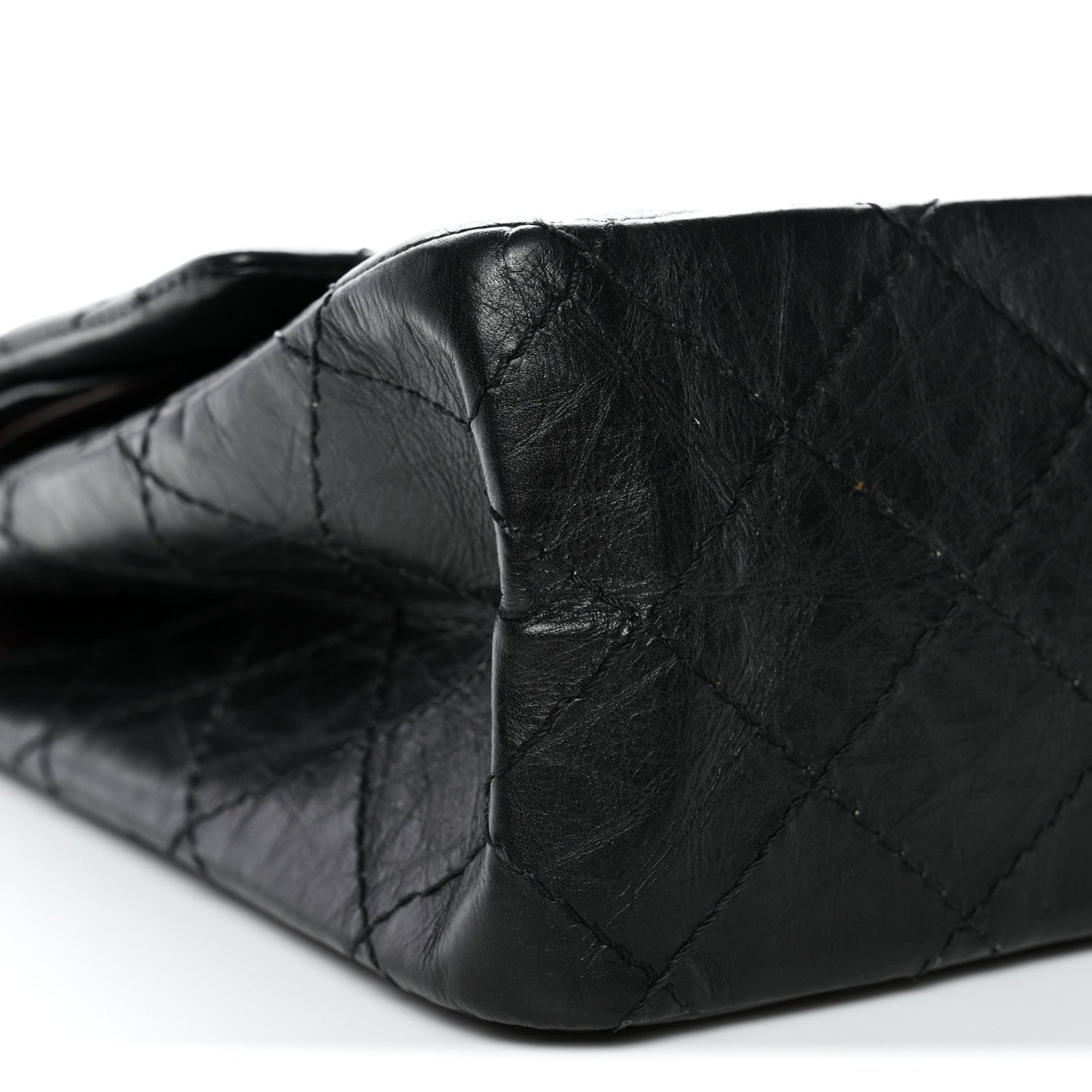 Chanel Aged Calfskin Quilted 2.55 Reissue 226 Flap Black 9 of 11