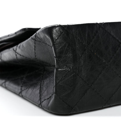 Chanel Aged Calfskin Quilted 2.55 Reissue 226 Flap Black 9 of 11
