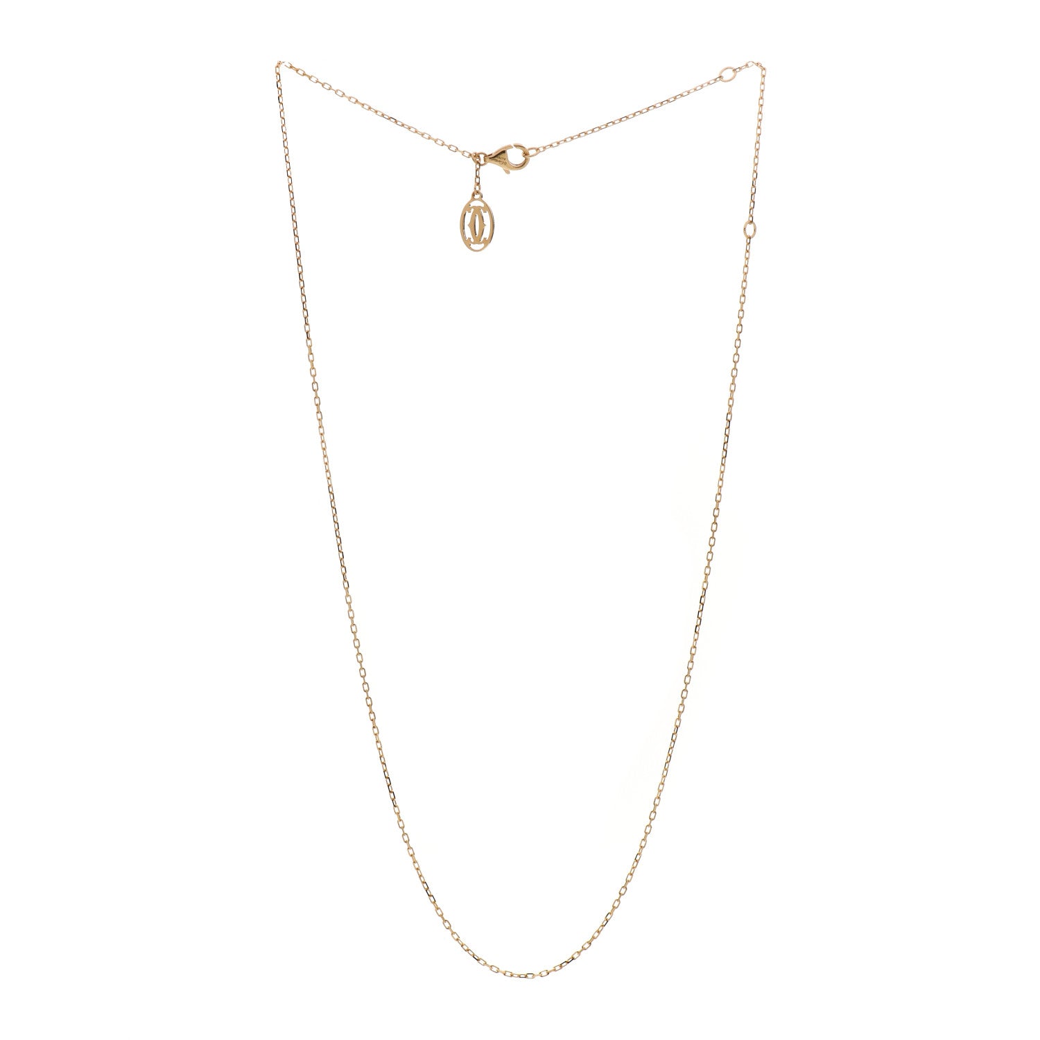 Cartier 18K Yellow Gold Chain Necklace 2 of 4