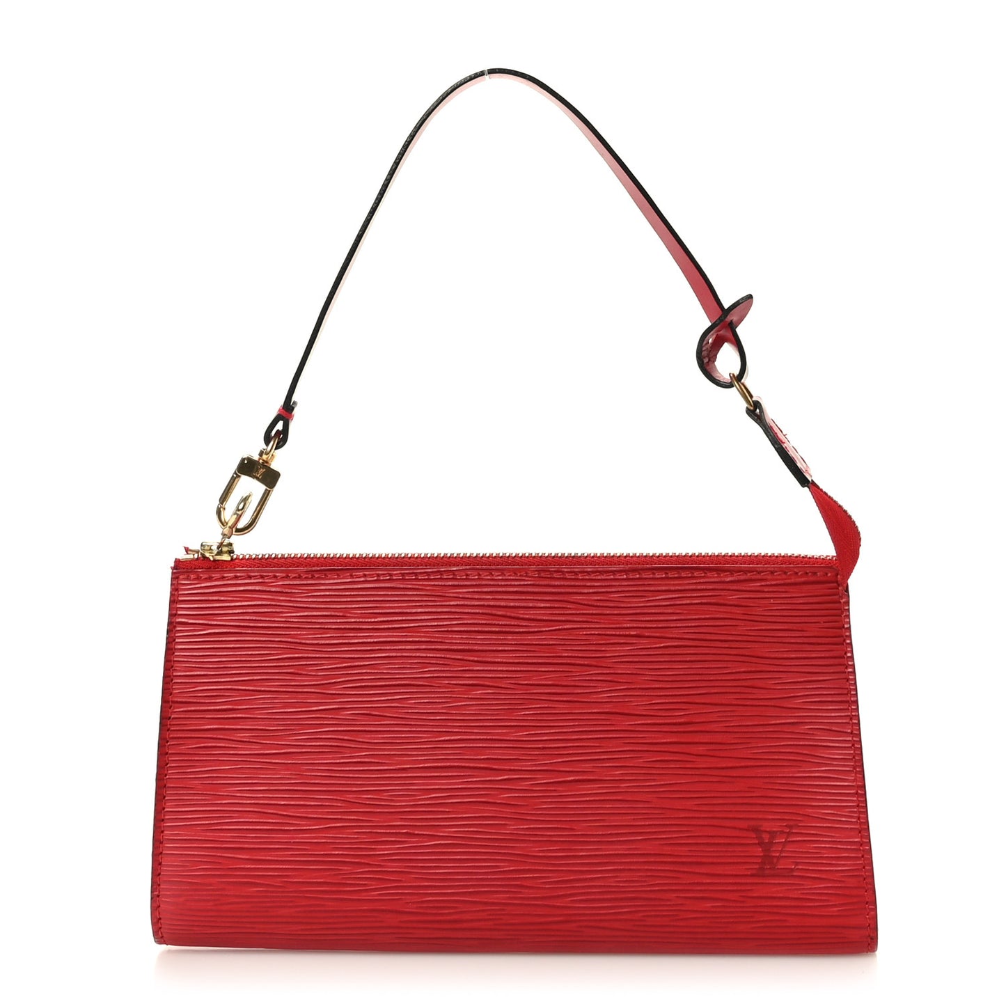 Epi Pochette Accessories 21 Castillan Red