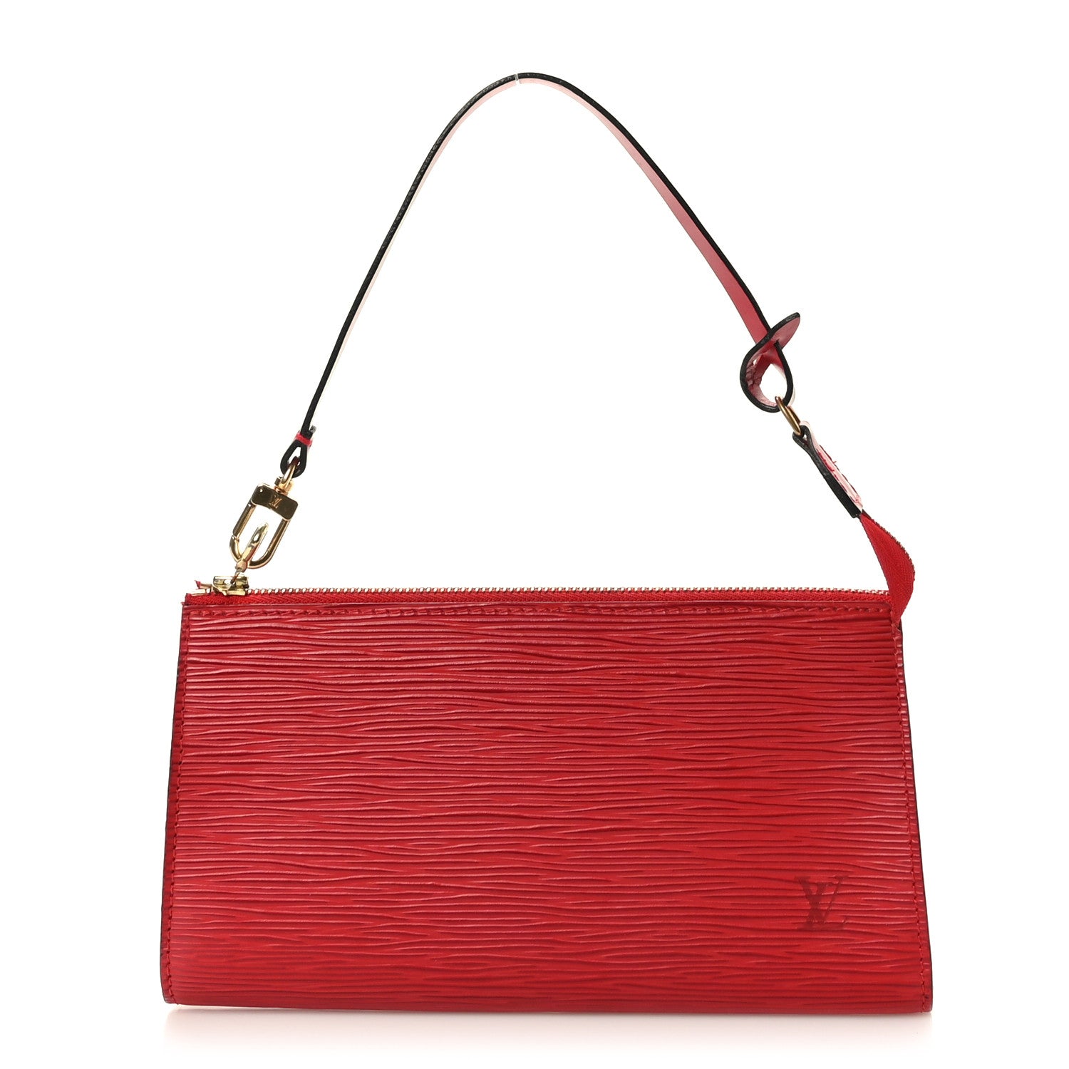 Louis Vuitton Epi Pochette Accessories 21 Castillan Red 1 of 9