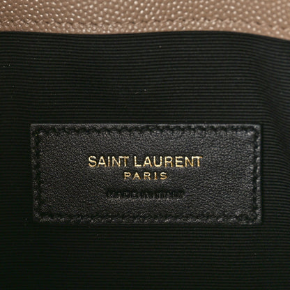 Saint Laurent Grain De Poudre Uptown Pouch Dark Beige 6 of 8