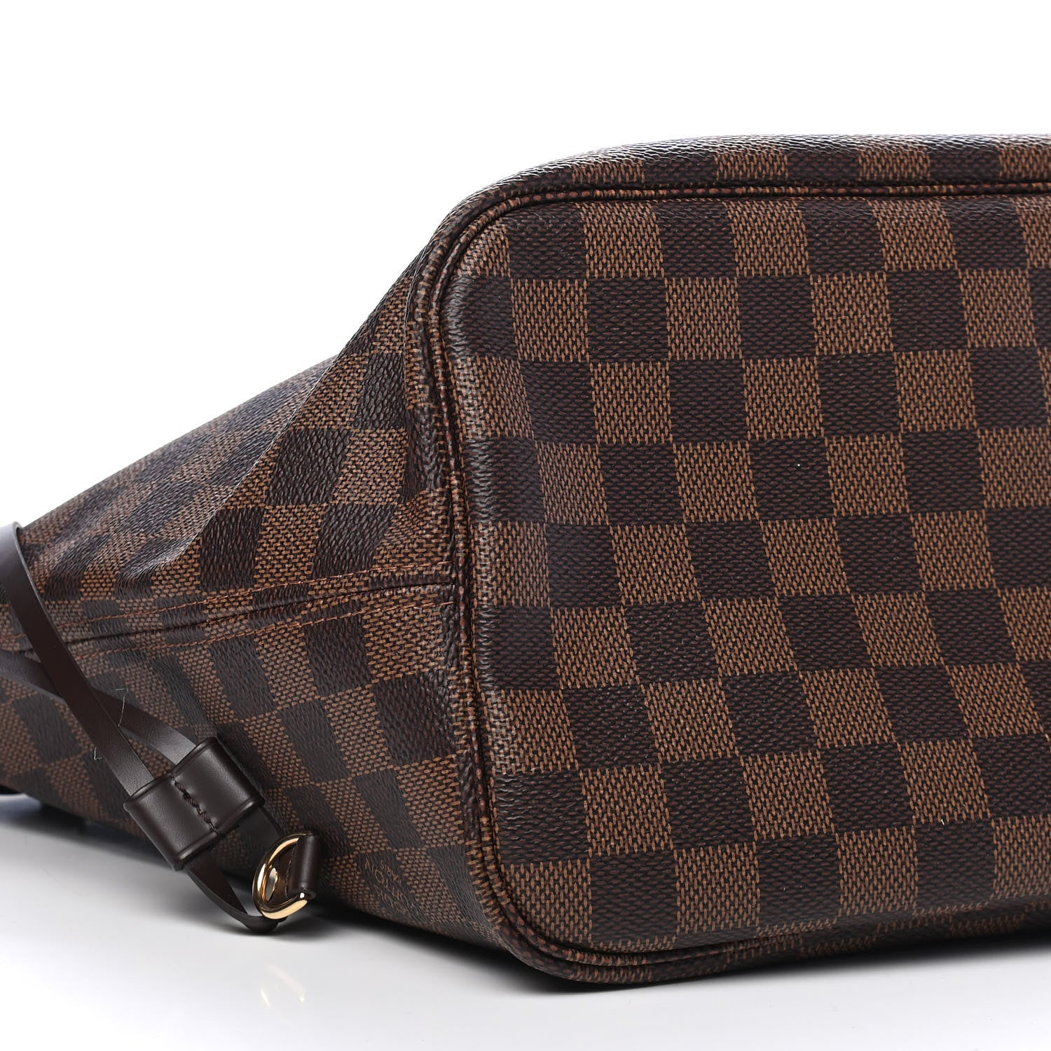 Louis Vuitton Damier Ebene Neo Neverfull MM Rose Ballerine 8 of 9