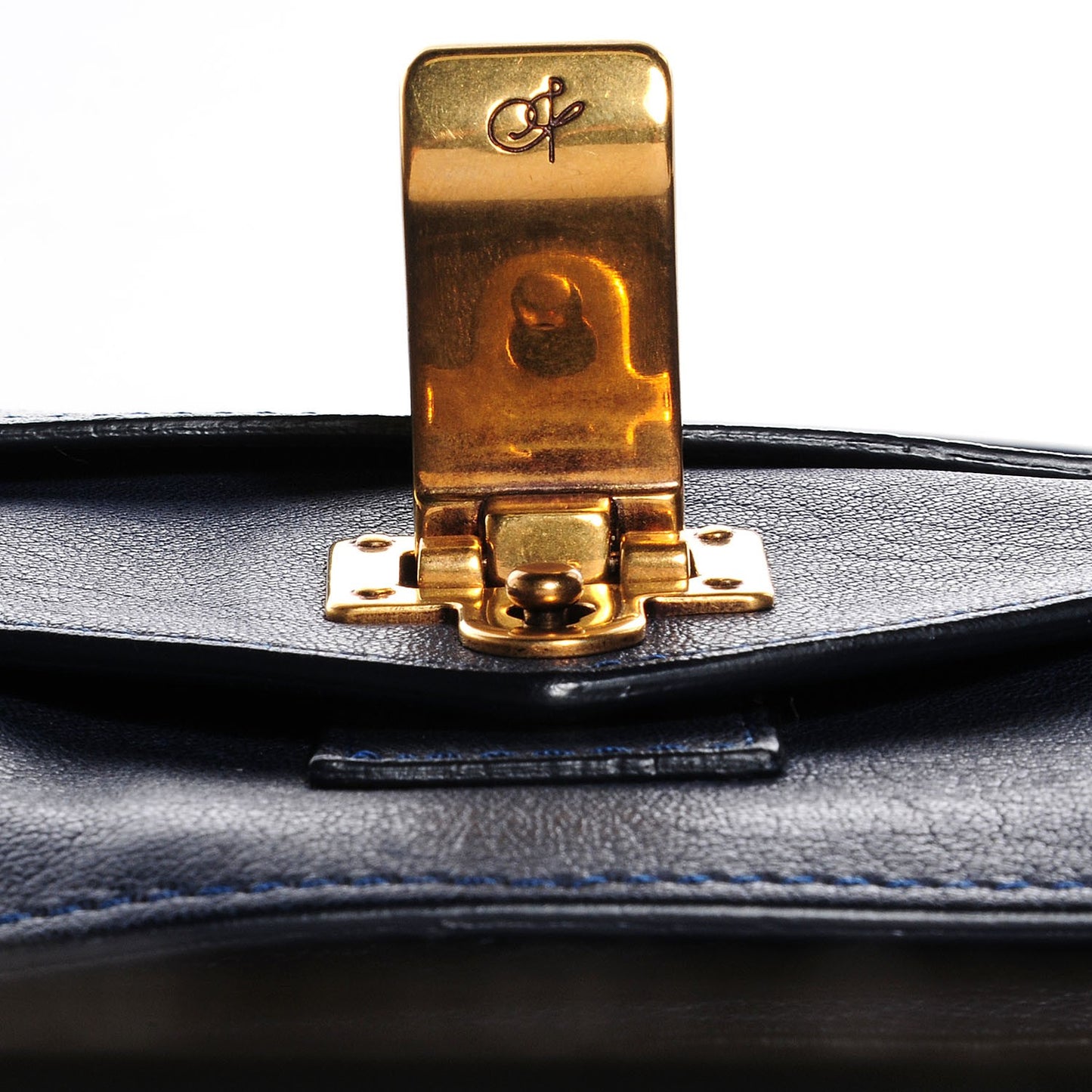 Lambskin Large PS1 Satchel Midnight
