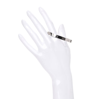 Cartier 18K White Gold LOVE Bracelet 16 2 of 7