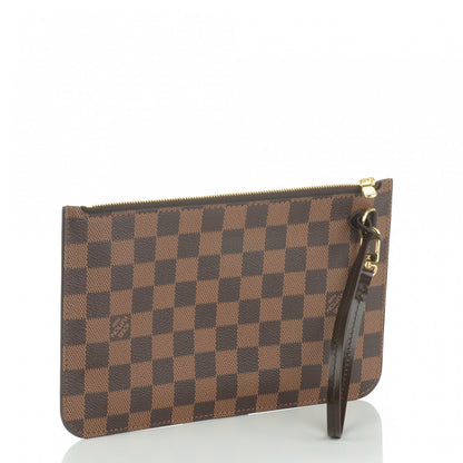 Louis Vuitton Damier Ebene Neverfull MM GM Pochette 3 of 8