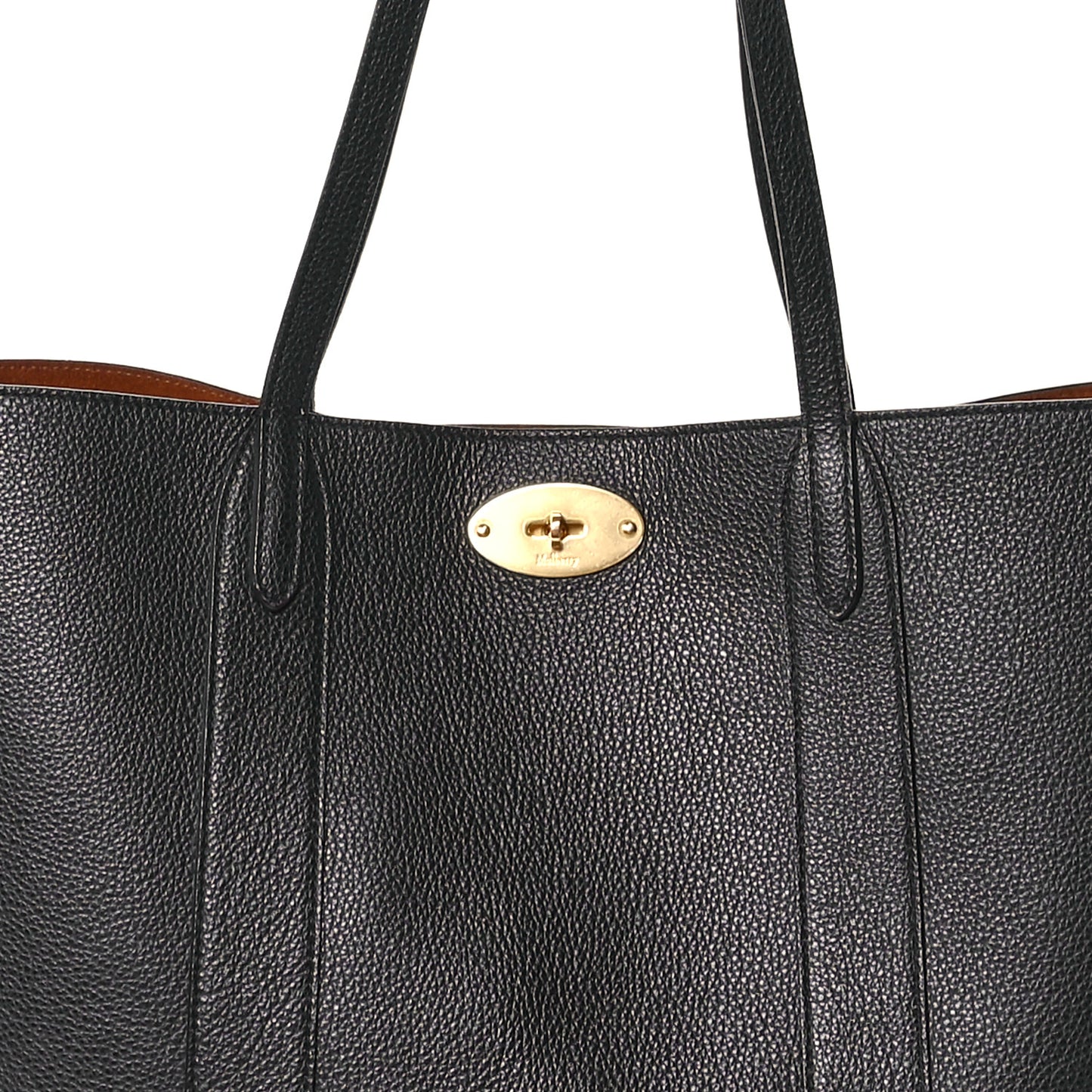 Small Classic Grain Bayswater Tote Black