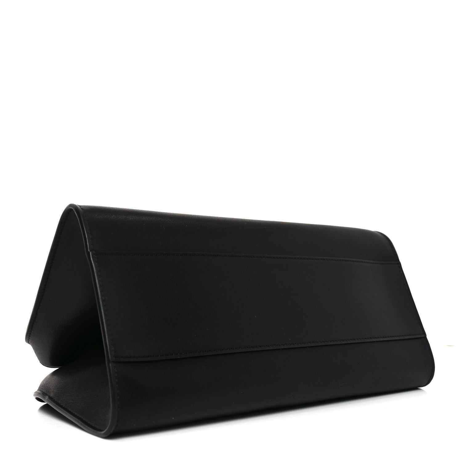 The Row Smooth Calfskin Peggy Bag Black 4 of 9