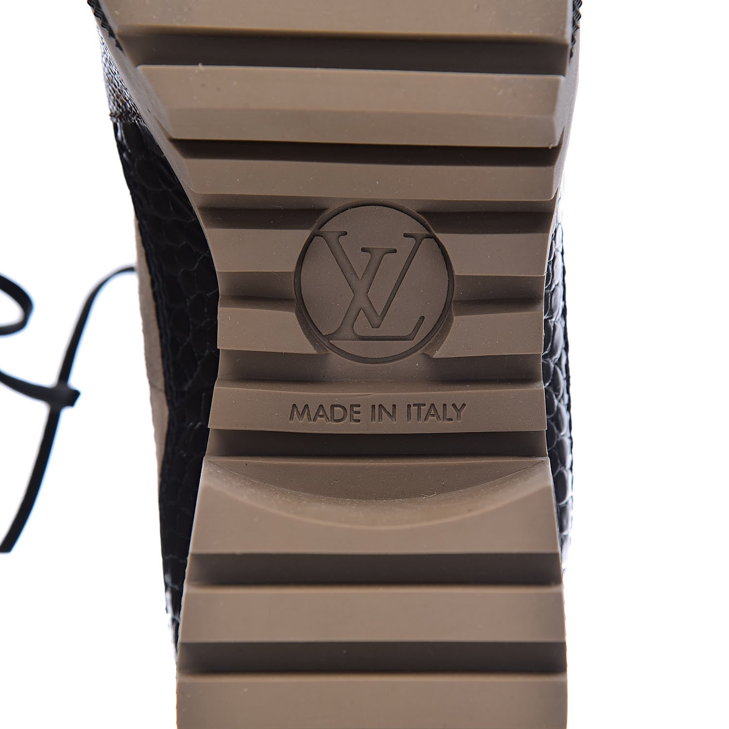 Louis Vuitton Suede Calfskin Monogram Laureate Platform Desert Boots 36 Taupe 8 of 11