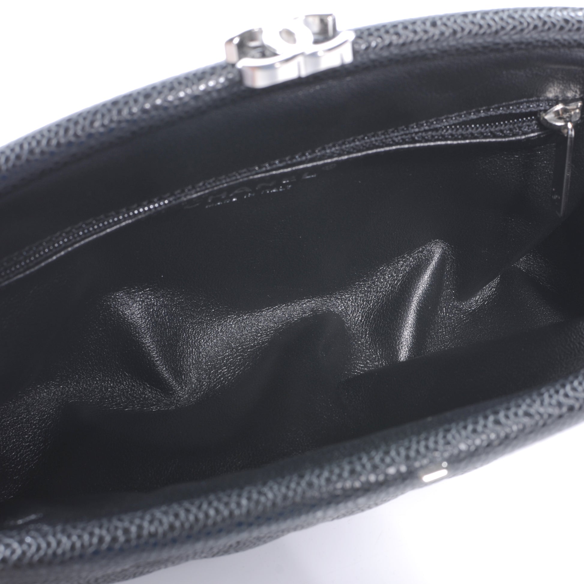 Chanel Caviar Quilted Timeless Clutch Black 8 of 9
