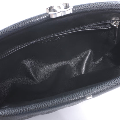 Chanel Caviar Quilted Timeless Clutch Black 8 of 9